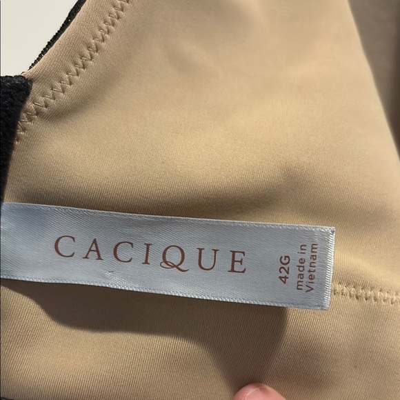 Cacique Back smoother Lightly lined Full coverage floral Bra - Picture 4 of 5